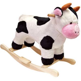 Happy Trails Cow Plush Rocking Animal   Rocking Toys
