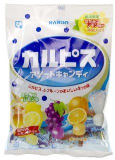 Kanro Calpis Assorted Flavor Candy (Japanese Import) [JU ICNI] : Hard Candy : Grocery & Gourmet Food
