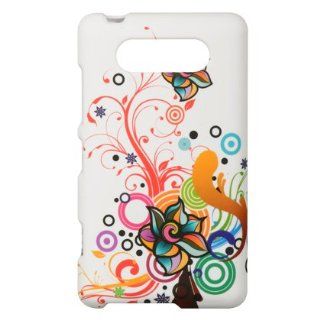 Autumn Flower Rubberized Hard Case Cover for Nokia Lumia 820 Cell Phones & Accessories