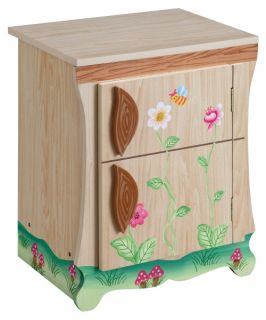 Teamson Kids Enchanted Forest Kitchen Refrigerator   Play Kitchens