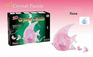 Fish 3D Crystal Jigsaw Puzzle PINK [non light model]: Toys & Games