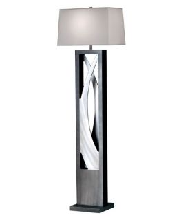Nova 2010460 Silver Wave Floor Lamp   Charcoal   Floor Lamps