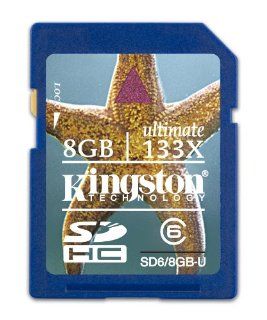 Kingston Ultimate 8 GB SDHC Class 6 Flash Memory Card SD6/8GB U: Electronics