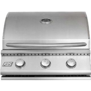 Junior Series 26" All Stainless Gas BBQ Grill by RCS   Natural Gas : Drop In Natural Gas Grill : Patio, Lawn & Garden