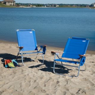 Rio Blue Beach Bum Beach Chair   Set of 2   Beach Chairs