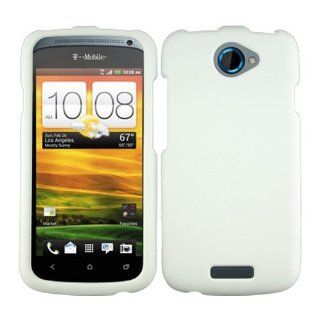 iFase Brand HTC One S Cell Phone Rubber White Protective Case Faceplate Cover: Cell Phones & Accessories