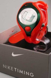 Men's Womens Nike Sports Resin NCAA Miami Triax Swift Indiglo Date Watch WD0019 803: Watches