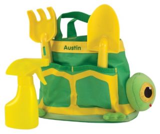 Melissa and Doug Personalized Tootle Turtle Tote Set   Sandbox Accessories