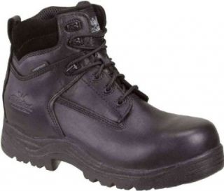 Thorogood 804 6037 Men's Hiker 6" Waterproof Oblique Composite Toe Boot Black Hiking Boots Shoes