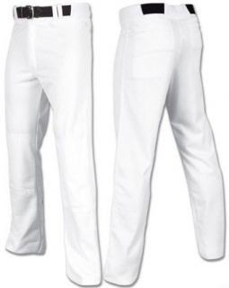 Joe's USA Open Bottom Baggy Cut Baseball Pants   (White Adult 2X Large): Clothing