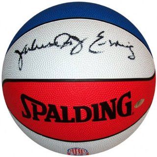 Julius Erving Autographed ABA Basketball : Sports Related Collectibles : Sports & Outdoors