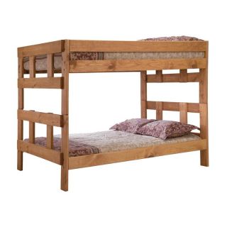 Chelsea Home Full over Full Bunk Bed   Ginger Stain   Bunk Beds