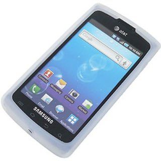 CoverON Silicone Skin CLEAR Rubber Soft Cover Case SAMSUNG I897 CAPTIVATE (AT&T) [WCM208]: Cell Phones & Accessories