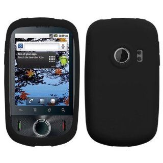 For MetroPCS Huawei M835 Accessory   Black Silicon Skin Soft Case Proctor Cover: Cell Phones & Accessories