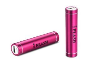 iFlash Mini 2600mAh External Battery Pack   Ultra Compact "Lipstick" Size Portable Power Bank Charger for Apple: iPhone 5 4S 4 3GS (Apple Cable NOT Included), iPod; Most Android Phones: Samsung Galaxy Note, Galexy S4, Galaxy S3, Galaxy S2, Galax