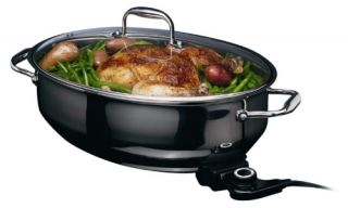 Deni 8410 13.25 qt. Stainless Steel Electric Roaster   Electric Skillets