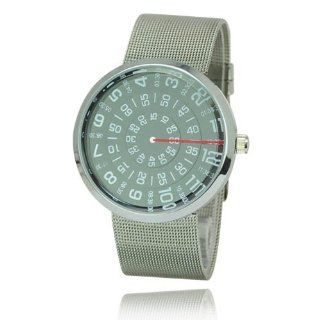 Fashionable Unique 3 Circle Dial Display Time Stainless Steel Quartz Wrist watch for Men /Women Black   JUST ARRIVE!!! at  Men's Watch store.