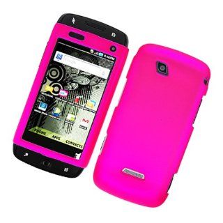 Pink Hard Plastic Rubberized Case Cover for Samsung Sidekick 4G T839: Cell Phones & Accessories