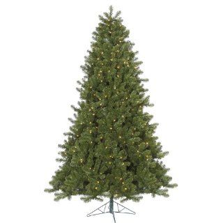7.5' Pre Lit Ontario Spruce Artificial Christmas Tree  Multi Color Dura Lights   Christmas Tree Prelit Multi Color