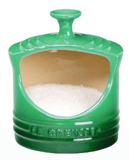 Le Creuset Stoneware Salt Crock, 10 Ounce, Fennel: Food Savers: Kitchen & Dining