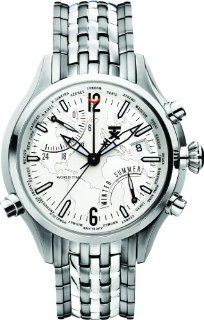 TX Men's T3B821 500 Series World Time Stainless Steel Watch: TX: Watches