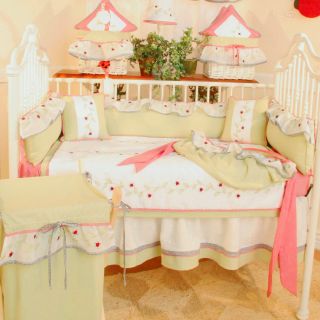 Brandee Danielle Red Ladybugs 4 Piece Crib Bedding Set   Baby Bedding Sets