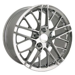 Detroit 845 Corvette C6 ZR1 Chrome Replica Wheel (18x8.5"/5x120.65mm): Automotive