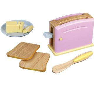 Kidkraft Wooden Toy Toaster Set Color: Pastel: Toys & Games