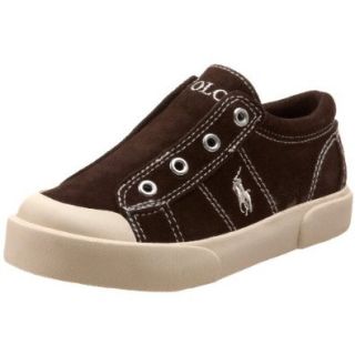 Polo by Ralph Lauren Toddler/Little Kid Vintage Slip On Sneaker,Chocolate Suede,5.5 M US Toddler: Shoes