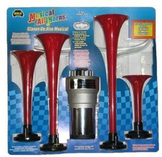 Wolo Model  420 Plastic Four Trumpet Musical Air Horn Kit , Plays Wedding March Song   12 Volt: Automotive
