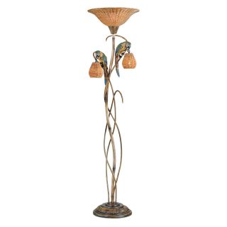 Pacific Coast Lighting Kathy Ireland Gallery Parrot Paradise Torchiere Lamp   Floor Lamps