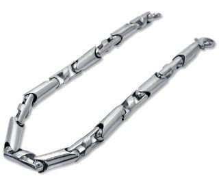 Mens Solid 10K White Gold Fancy Link Curb Franco Bracelet Weighs 16.7 Grams: Engagement Rings: Jewelry