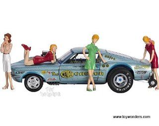 850 Motorhead Miniatures Figurines   60's Sweeties #1 Set of 4 (1:18) 850 Diecast Car Model Auto Automobile Toy Metal Vehicle: Toys & Games