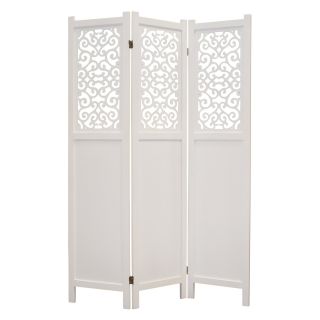 Screen Gems Wooden Flower Room Divider   47W x 67H in.   Room Dividers