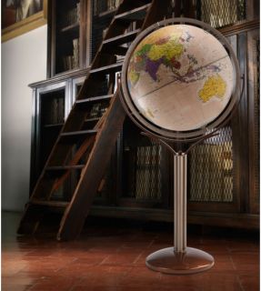 Zoffoli Magellano 20 in. Antique Ocean Floor Globe   Globes
