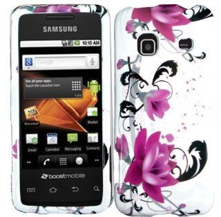 Purple Lily Hard Case Cover for Samsung Galaxy Precedent M828C Cell Phones & Accessories