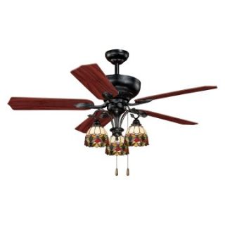 AireRyder F0006 French Country 52 in. Indoor Ceiling Fan   Oil Shale   Ceiling Fans