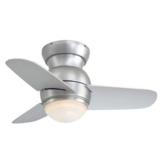 Minka Aire F510 BS Spacesaver 26 in. Indoor Ceiling Fan   Brushed Steel   Ceiling Fans