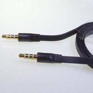 39" 3.5mm Flat Male to Male Stereo Auxiliary Cable for Huawei Ascend M860 Activa M920 Ascend 2 M865 Comet 835 Mercury 886 Pinnacle 2 M636 Pinnacle 635 + Live My Life Wristband Electronics