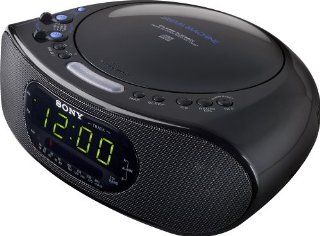 Sony ICF CD837 AM/FM Stereo Clock Radio with CD Player (Black): Electronics