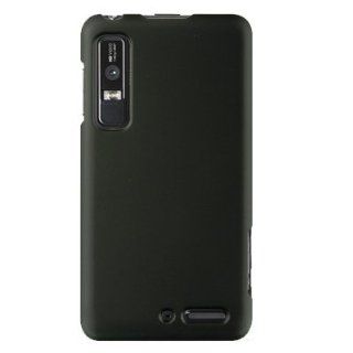 Motorola Droid 3 XT862 / MileStone 3 XT883   Black Rubberized Hard Plastic Skin Case Cover [AccessoryOne Brand]: Cell Phones & Accessories