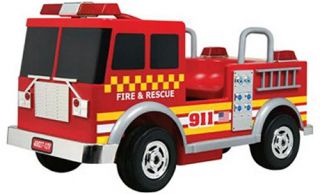 Kalee Fire Truck Battery Powered Riding Toy   Battery Powered Riding Toys
