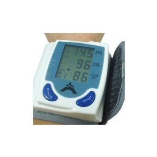 TOOGOO Digital Blood Pressure Monitor Wrist Cuff: Health & Personal Care