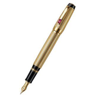 Montblanc Bohme Bohme Gold plated Rouge Men's Pens 05800 : Fountain Pens : Office Products
