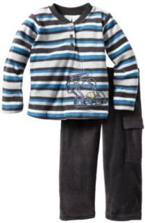 Baby Togs Boys 2 7 Microfleece Set, Gray, 2T: Clothing