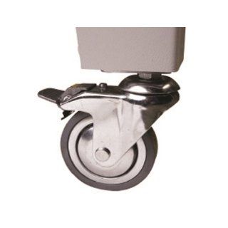 Intertape UM841 4 Piece Heavy Duty Swivel and Locking Caster Set (Includes 4 Casters): Plate Casters: Industrial & Scientific