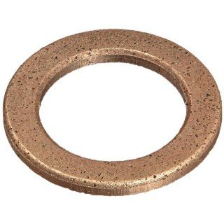 Bunting Bearings EW081201 Thrust Washers, Powdered Metal SAE 841, 1/2" Bore x 3/4" OD x 1/16" Thickness (Pack of 3): Bushed Bearings: Industrial & Scientific