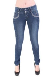 Silver Diva Women's Brazilian Butt Lifting Colombian Skinny Jeans