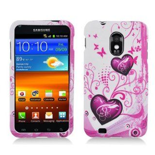 [Buy World] for Samsung Epic 4g Touch Sph d710/ Within (Sprint/ Boost Mobile) Rubberized Image Protector Case, Pink Hearts + Toilet Stand: Cell Phones & Accessories