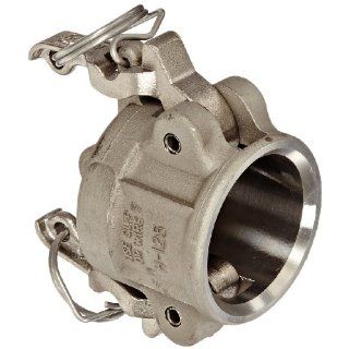 Dixon Valve RH125BL Stainless Steel 316 Boss Lock Type H Cam and Groove Fitting, Dust Cap, 1 1/4": Camlock Hose Fittings: Industrial & Scientific
